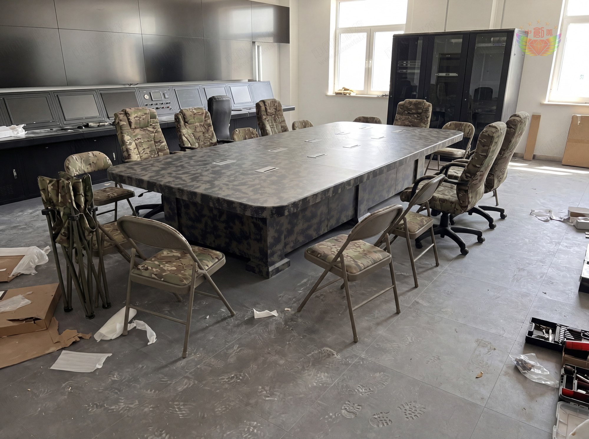 指揮中心會(huì )議桌圖片