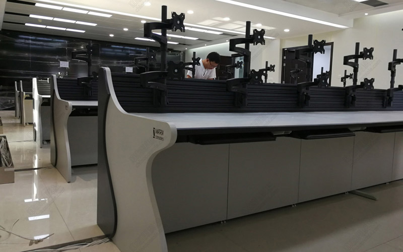 河南省專(zhuān)用通信局監控中心控制臺圖片案例照片